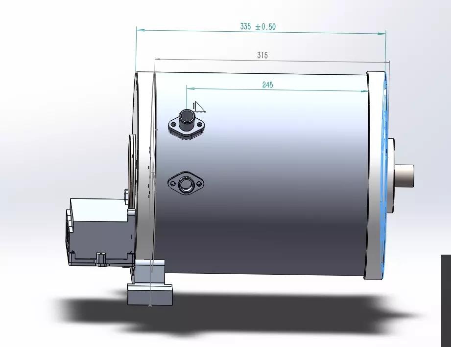 30kW PMSM Motor for Electric Vehicle