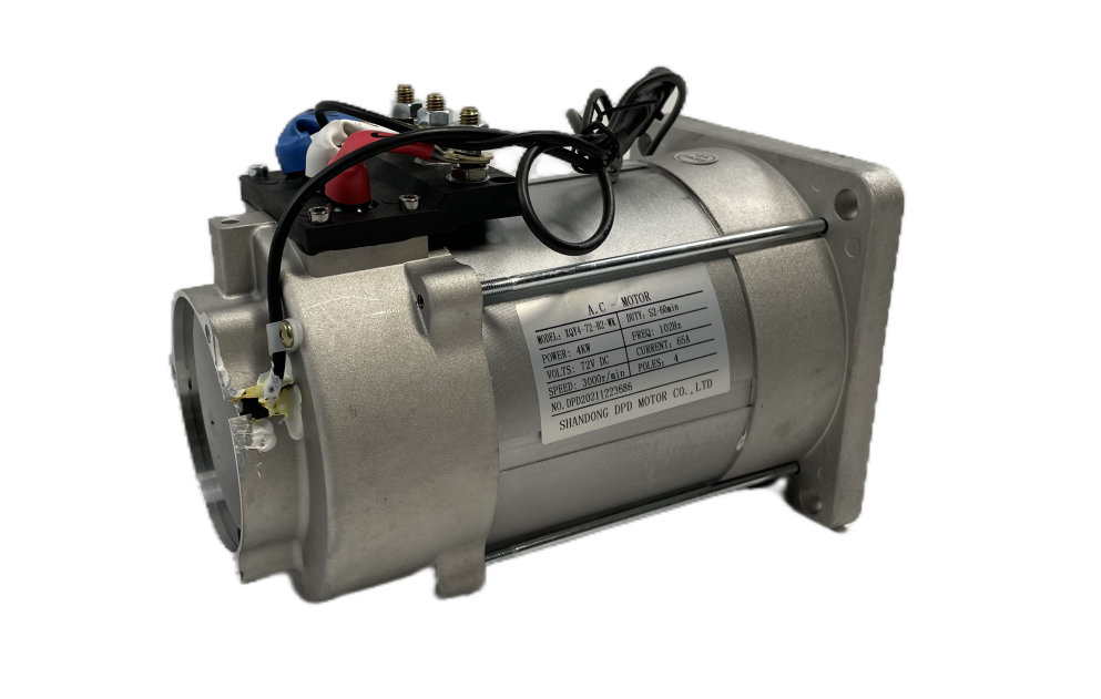 4KW 72V AC electric vehicle MOTOR for SIGHTSEEING BUS,GOLF CART,ELECTRIC TRUCK