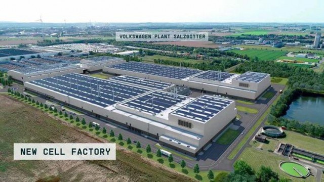 Volkswagen's first battery factory in Europe starts production in 2025