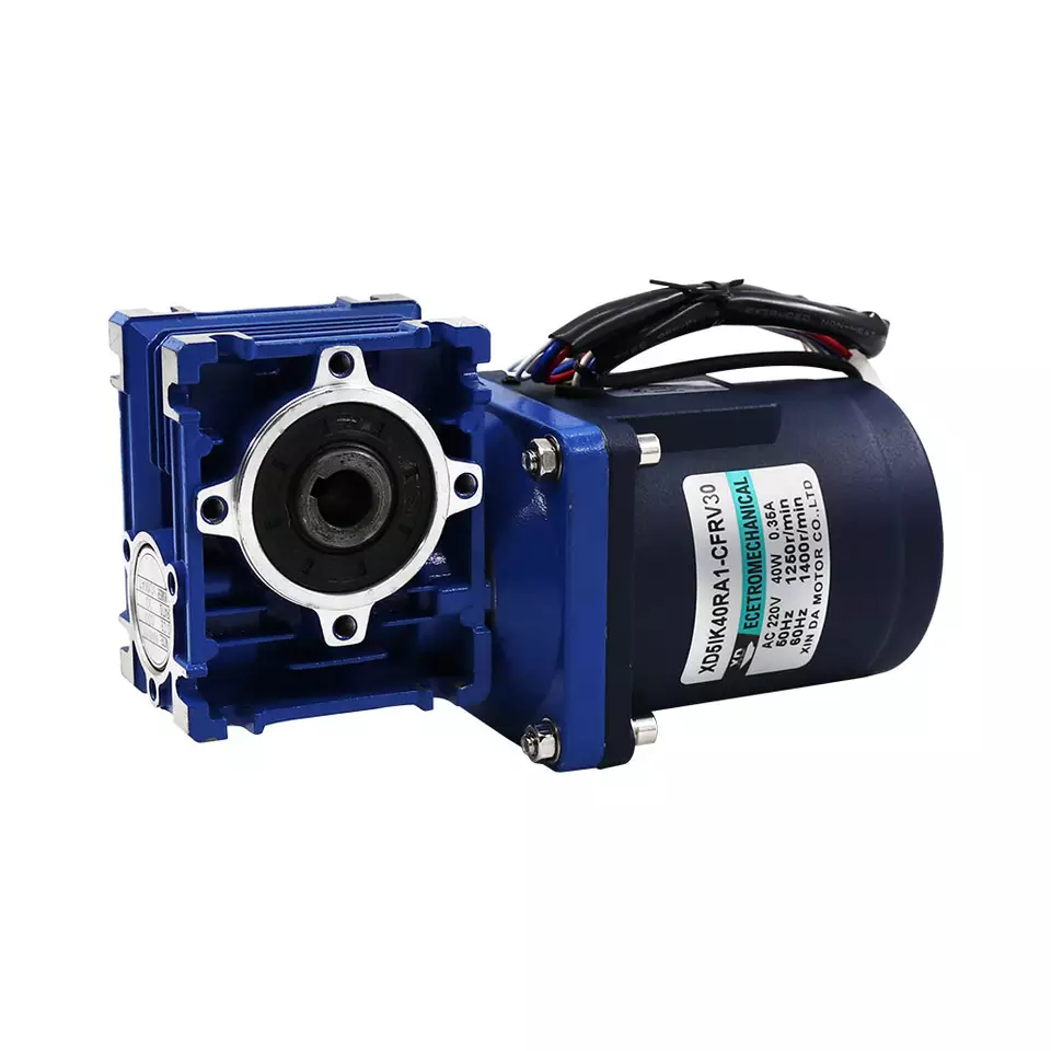 40W worm gear reduction motor rv30 large torque forward and reverse motor small motor
