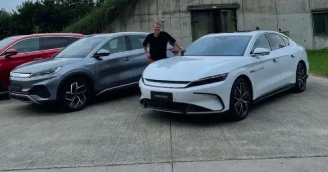 BYD's export European models Han will maintain Chinese car logo