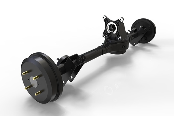 XDRA-C2 4KW motor and electric car integrated gear grinding rear axle, low-speed four-wheel vehicle