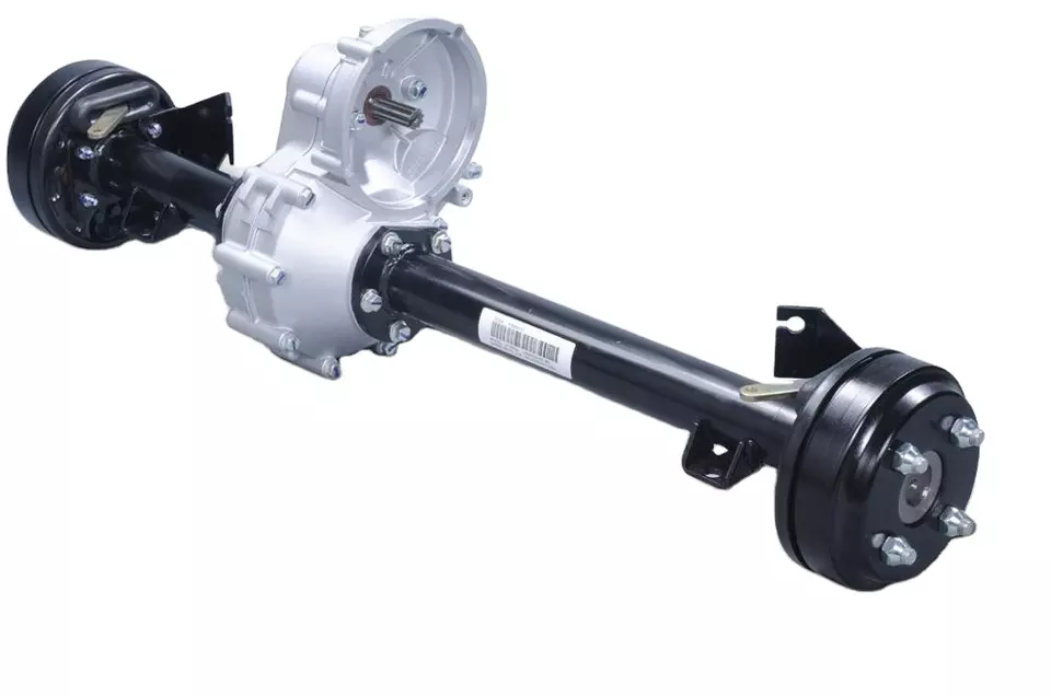 EV drive axle customized. electric rear axle for golf cars trucks van tricycles