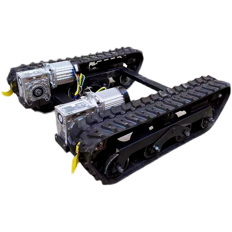 1.2KW BLDC motor usage-dual motor remote control crawler transport vehicle