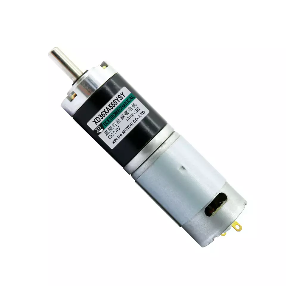 DC reduction motors can be divided into brushed and brushless motors