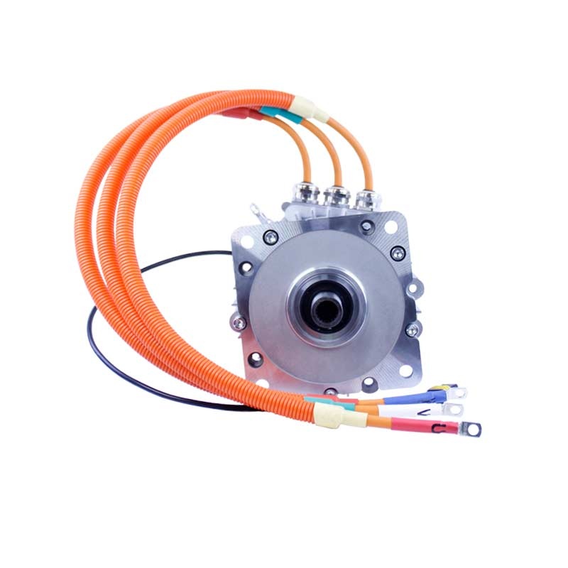 The effect of spraying on different motor rotor surfaces is different