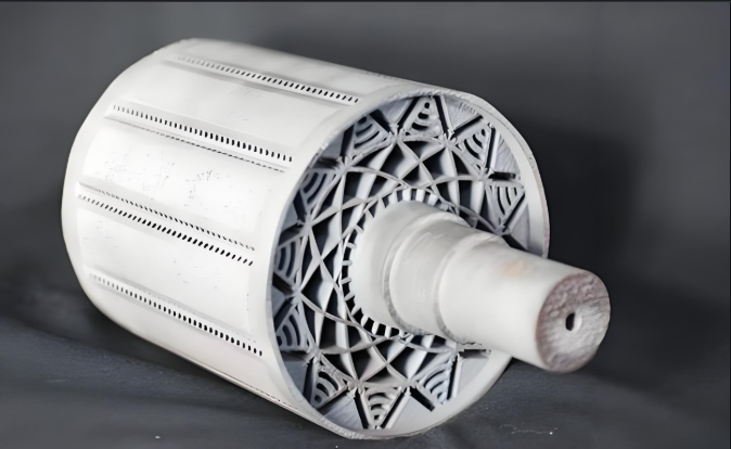 What is the difference between the magnetic fields of induction motors and permanent magnet motors?
