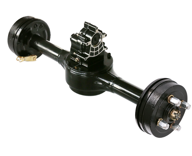 Three-wheeled vehicle rear axle modification transmission assembly